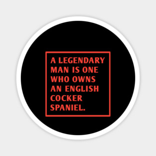 English cocker spaniel Magnet