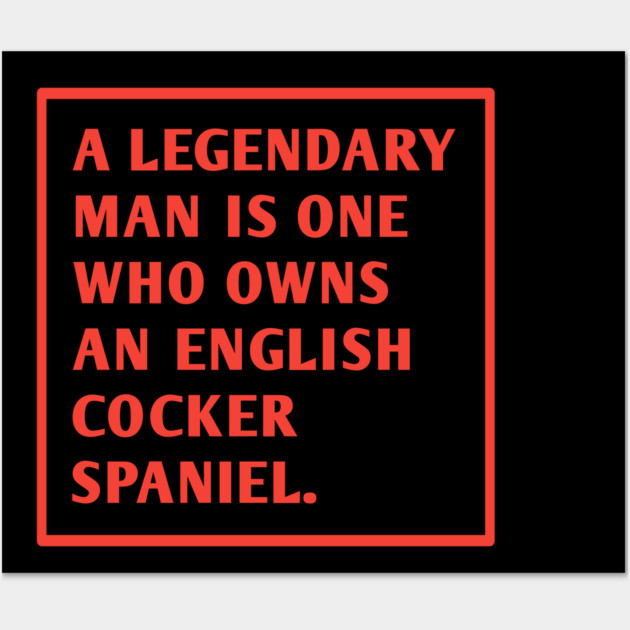 English cocker spaniel Wall Art by BlackMeme94