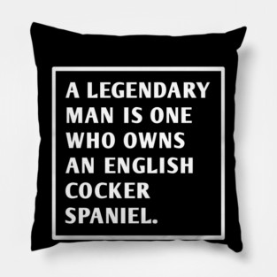 English cocker spaniel Pillow