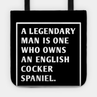English cocker spaniel Tote