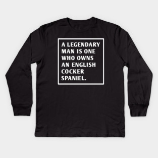English cocker spaniel Kids Long Sleeve T-Shirt