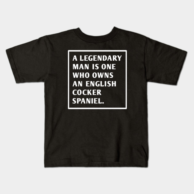 English cocker spaniel Kids T-Shirt by BlackMeme94