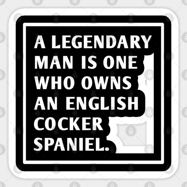 English cocker spaniel Sticker by BlackMeme94