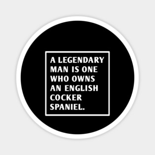 English cocker spaniel Magnet