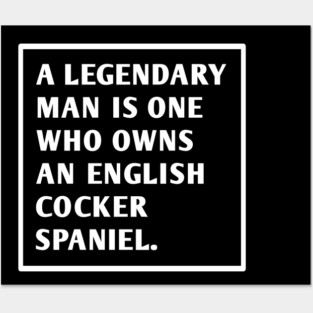 English cocker spaniel Posters and Art