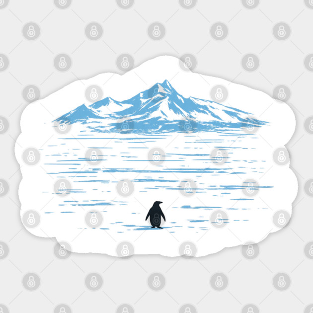 Nihilist-Penguin Sticker by BlackMeme94