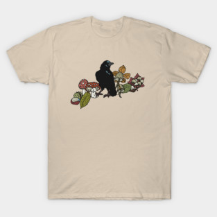 Dark academia crow design T-Shirt