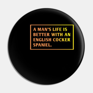 English cocker Spaniel Pin