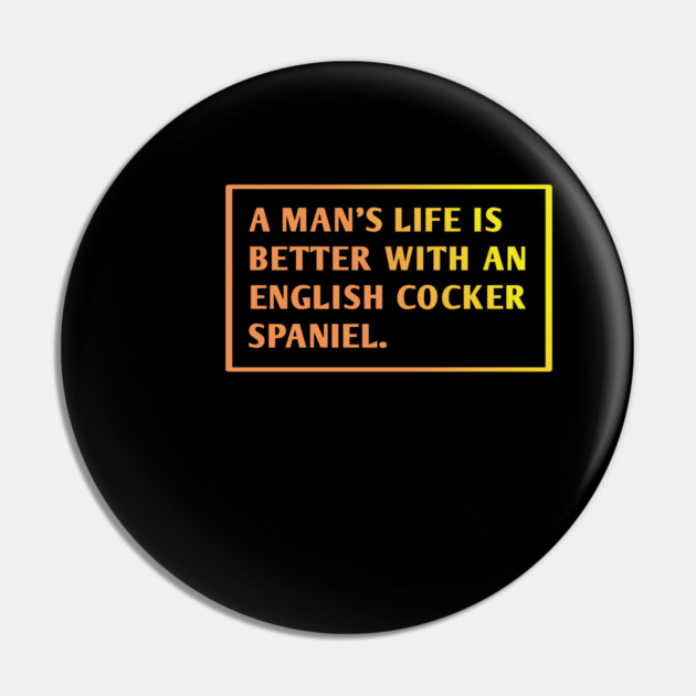 English cocker Spaniel Pin by BlackMeme94