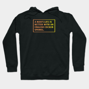 English cocker Spaniel Hoodie