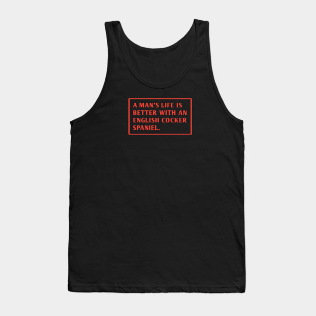 English cocker Spaniel Tank Top by BlackMeme94