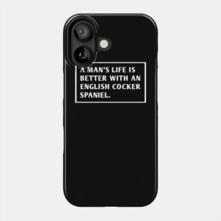 English cocker Spaniel Phone Case