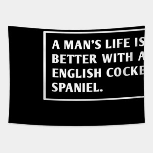 English cocker Spaniel Tapestry