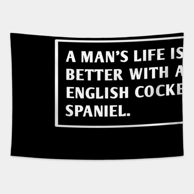 English cocker Spaniel Tapestry by BlackMeme94