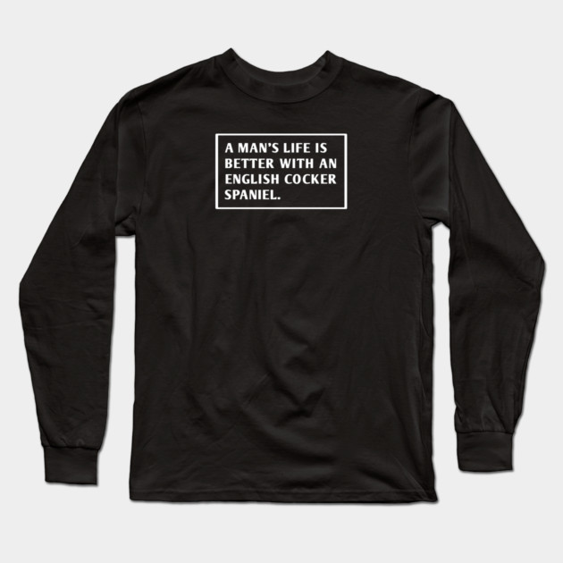 English cocker Spaniel Long Sleeve T-Shirt by BlackMeme94