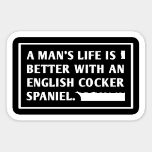 English cocker Spaniel Sticker