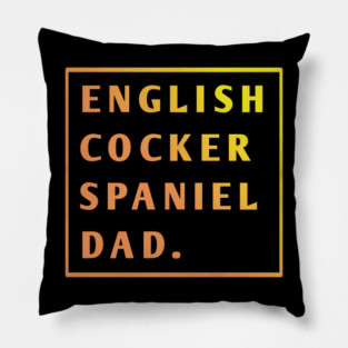 English cocker Spaniel Pillow
