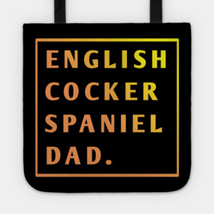 English cocker Spaniel Tote