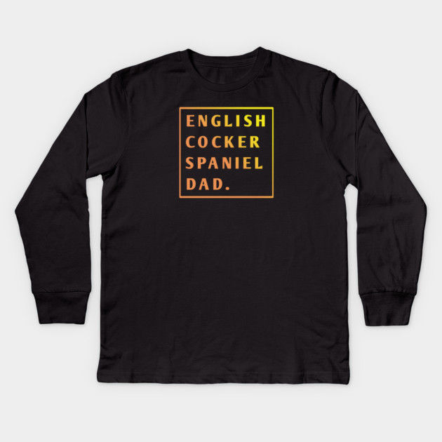 English cocker Spaniel Kids Long Sleeve T-Shirt by BlackMeme94