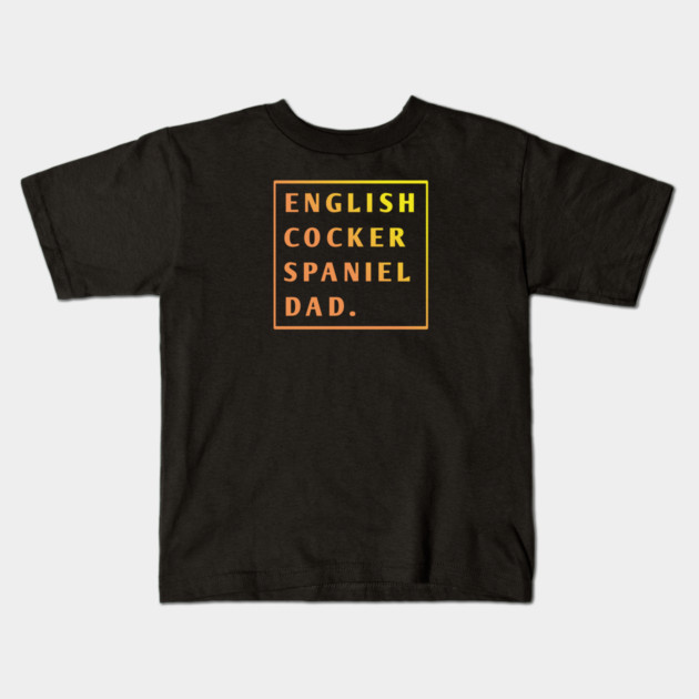 English cocker Spaniel Kids T-Shirt by BlackMeme94