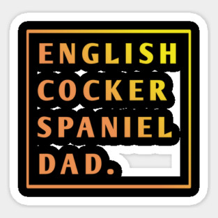 English cocker Spaniel Sticker