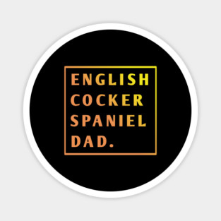 English cocker Spaniel Magnet