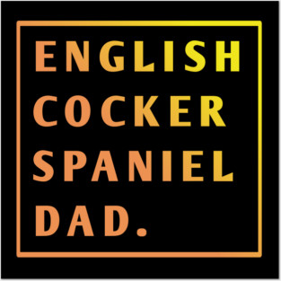 English cocker Spaniel Posters and Art