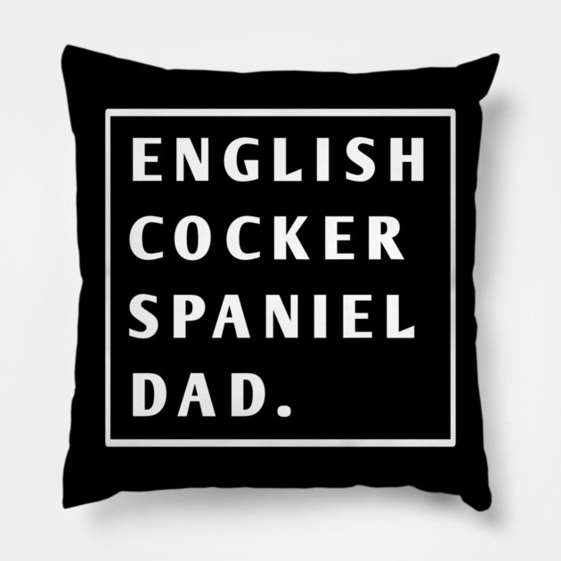 English cocker Spaniel Pillow by BlackMeme94