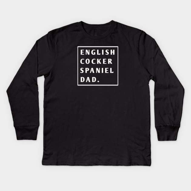 English cocker Spaniel Kids Long Sleeve T-Shirt by BlackMeme94