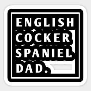 English cocker Spaniel Sticker