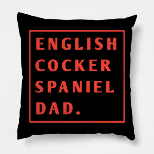 English cocker Spaniel Pillow