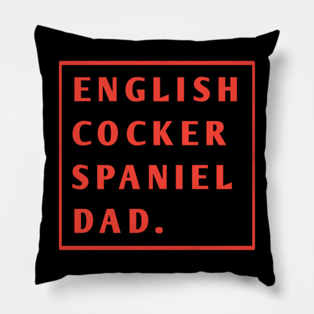 English cocker Spaniel Pillow by BlackMeme94