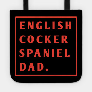 English cocker Spaniel Tote
