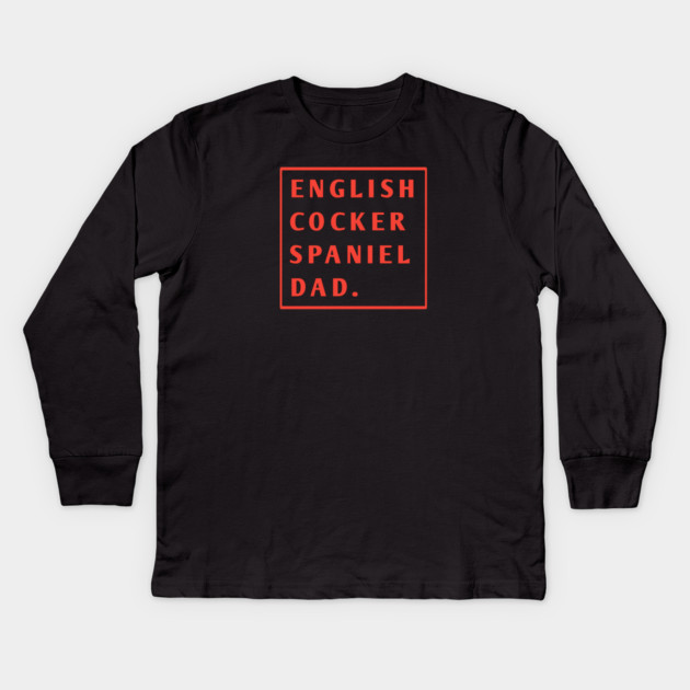 English cocker Spaniel Kids Long Sleeve T-Shirt by BlackMeme94