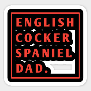 English cocker Spaniel Sticker