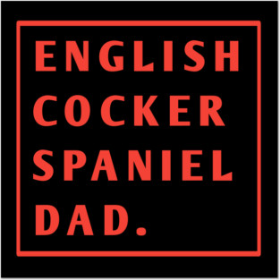 English cocker Spaniel Posters and Art