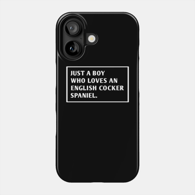 English cocker Spaniel Phone Case by BlackMeme94