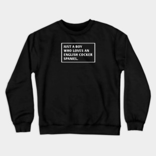 English cocker Spaniel Crewneck Sweatshirt