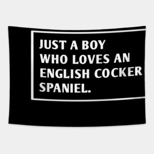 English cocker Spaniel Tapestry