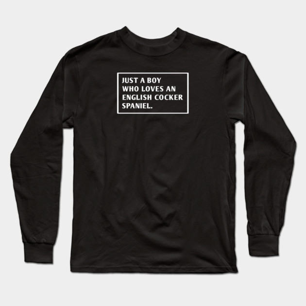 English cocker Spaniel Long Sleeve T-Shirt by BlackMeme94