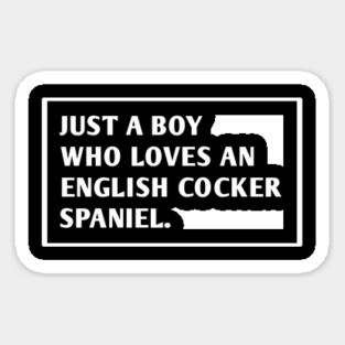 English cocker Spaniel Sticker