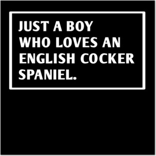 English cocker Spaniel Posters and Art