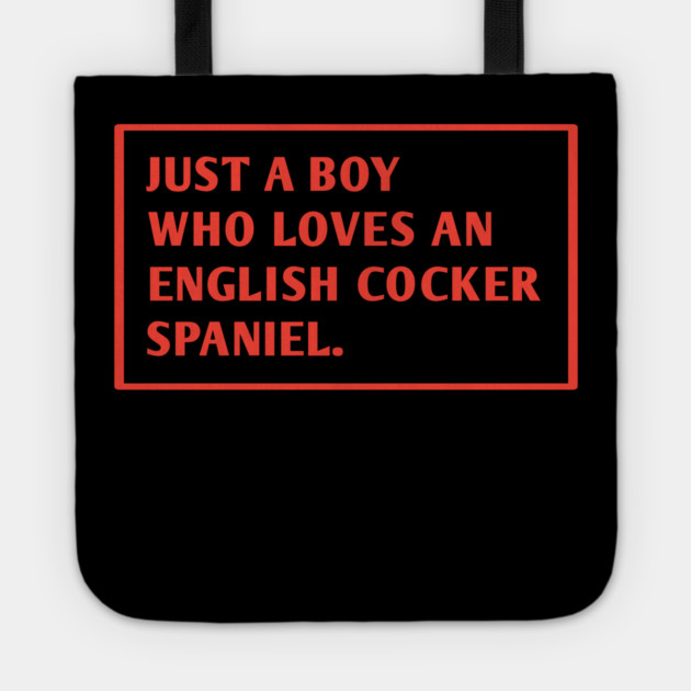 English cocker Spaniel Tote by BlackMeme94