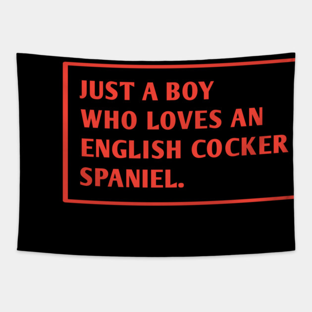 English cocker Spaniel Tapestry by BlackMeme94
