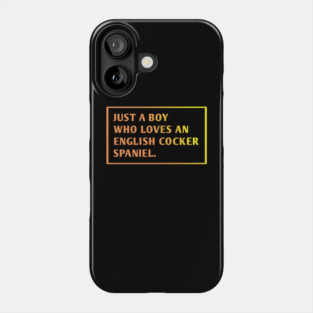 English cocker Spaniel Phone Case