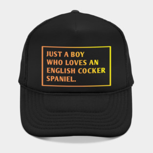 English cocker Spaniel Hat