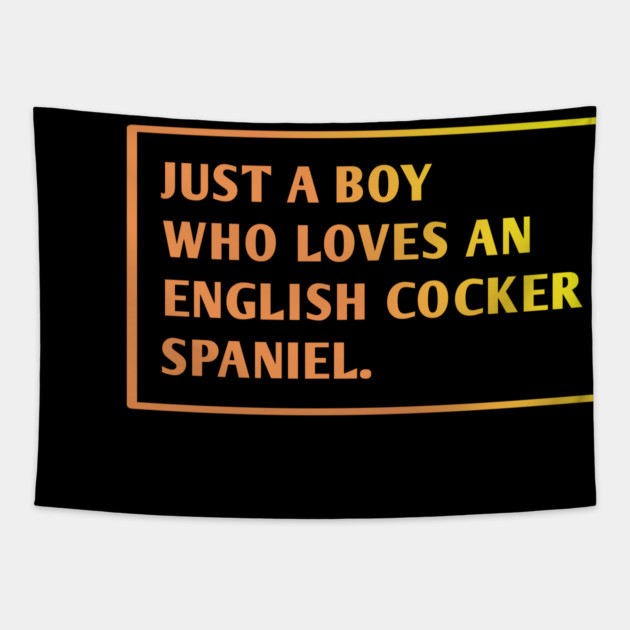 English cocker Spaniel Tapestry by BlackMeme94