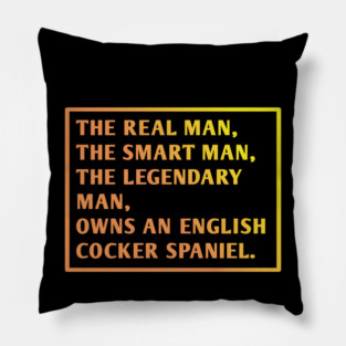 English cocker Spaniel Pillow