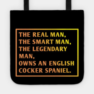 English cocker Spaniel Tote