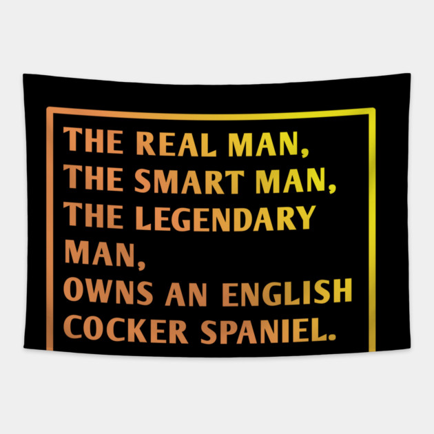 English cocker Spaniel Tapestry by BlackMeme94